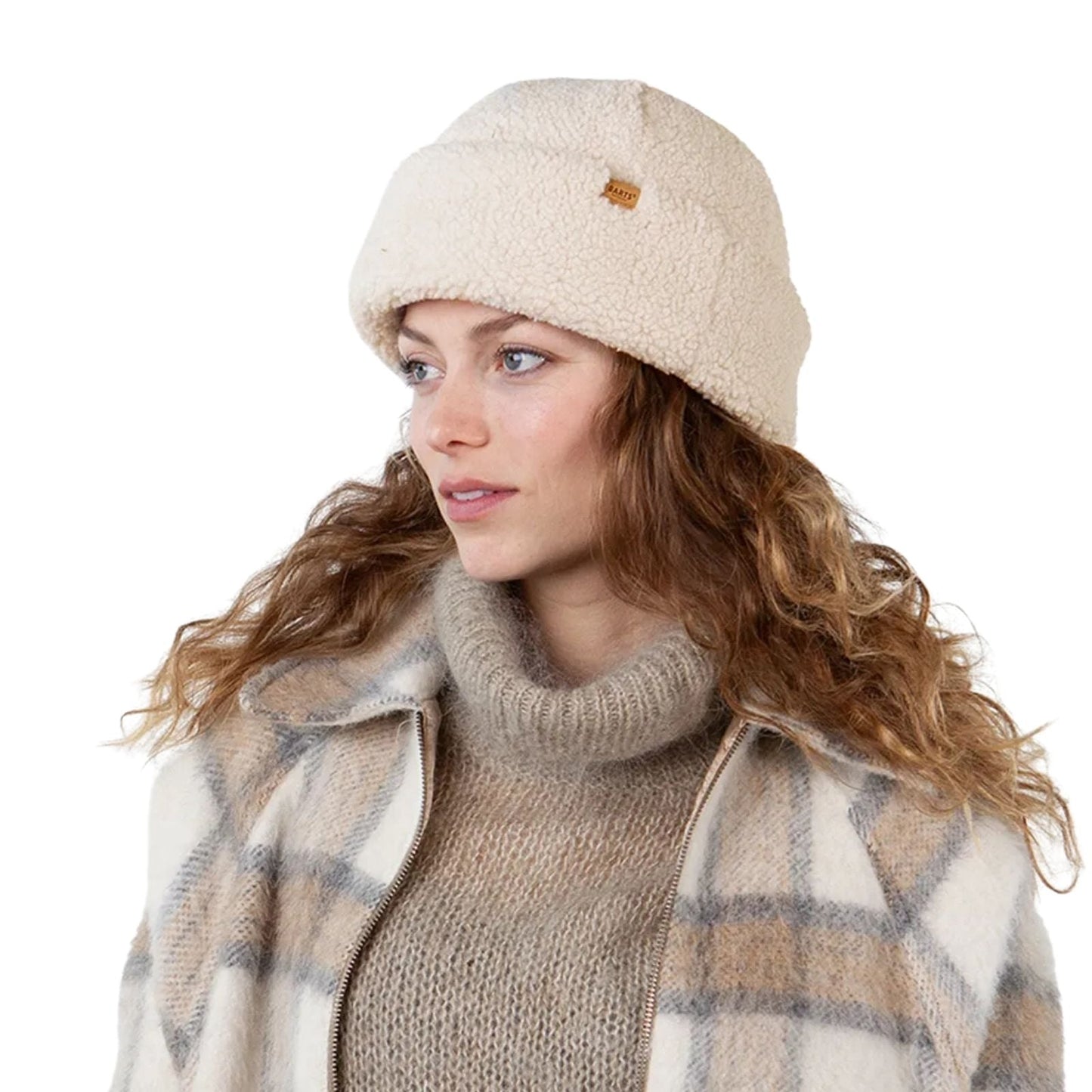 Barts Womens Teddybow Teddy Fur Winter Beanie - Cream - OS