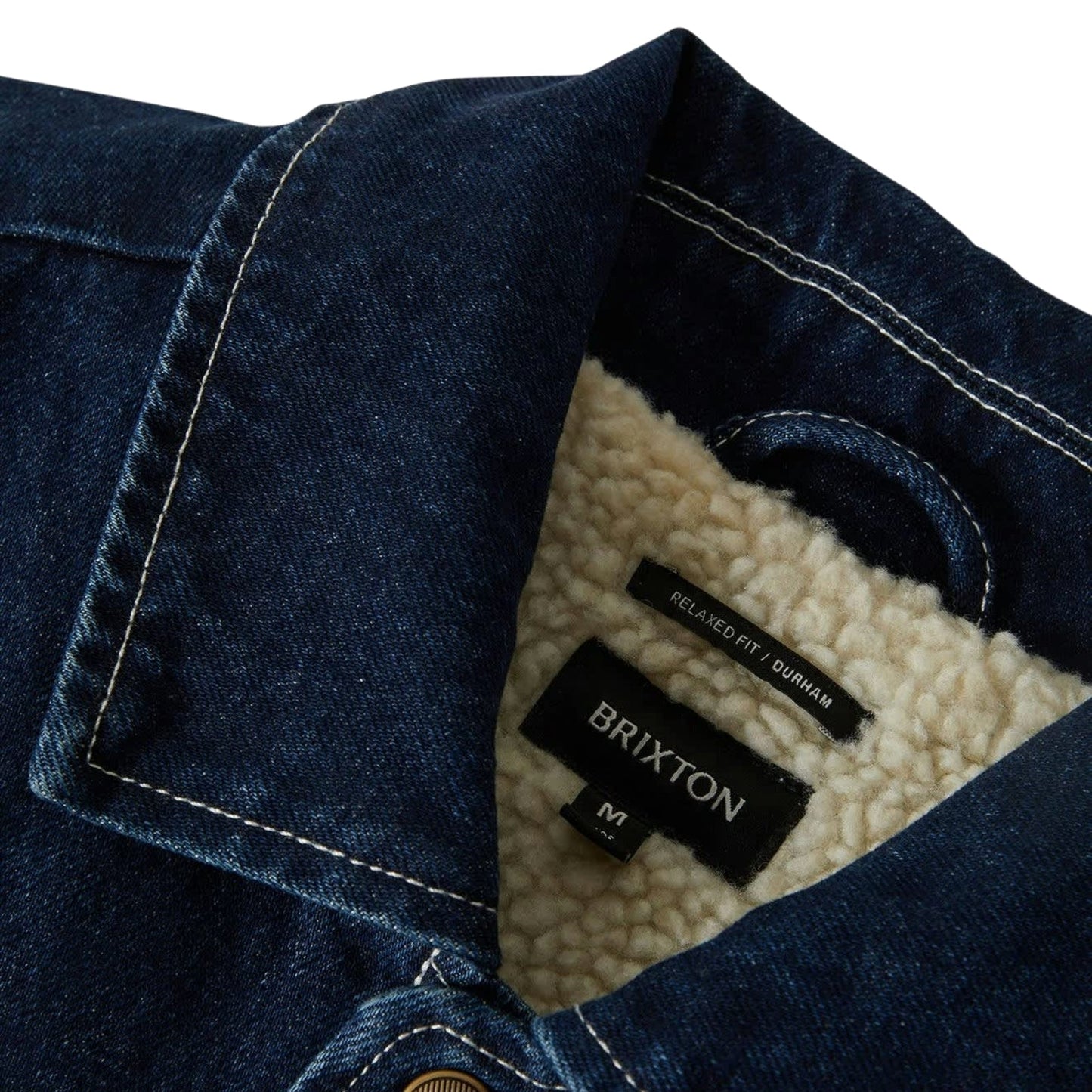 Brixton Mens Durham Sherpa Lined Bomber Jacket