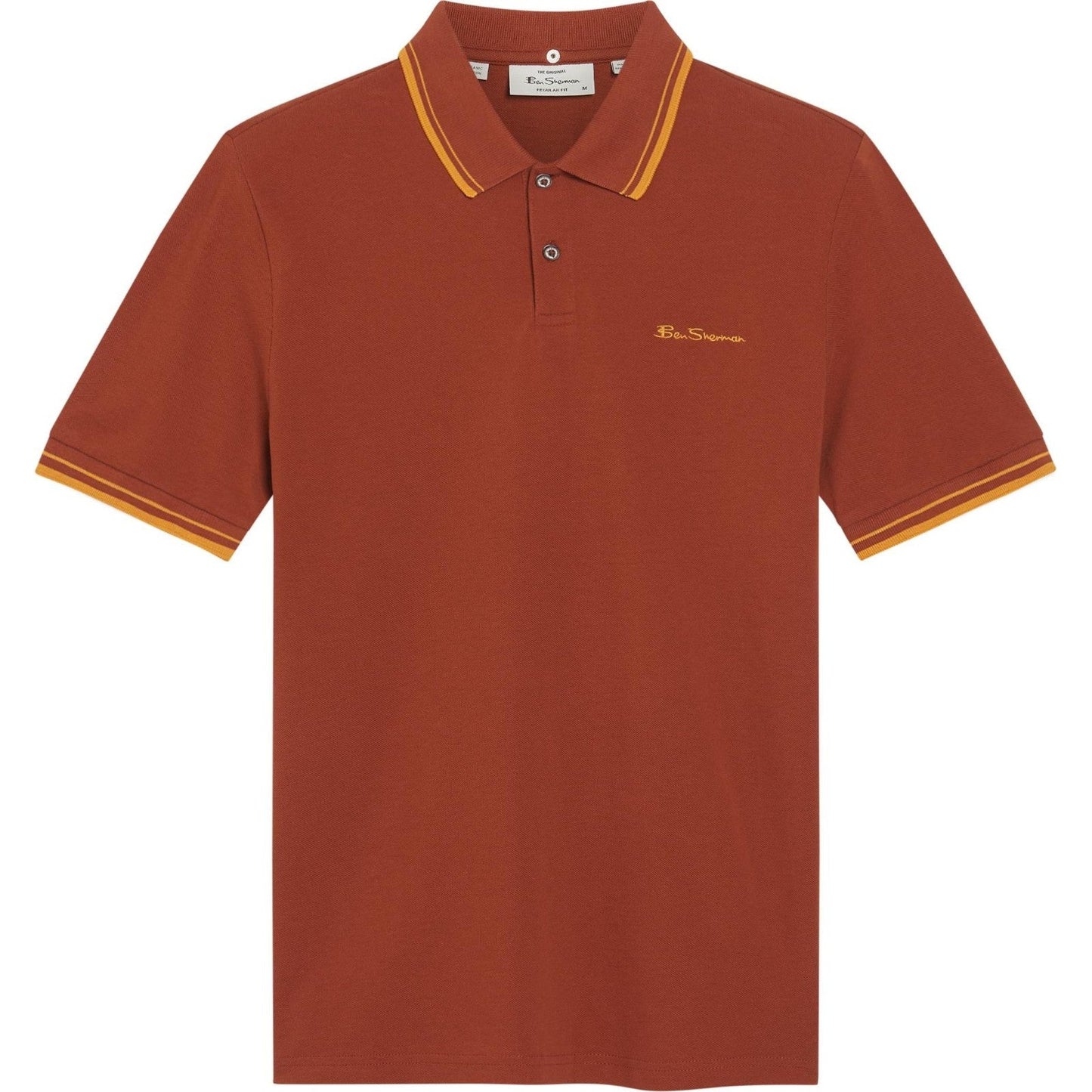 Ben Sherman Mens Signature Pique Big & Tall Short Sleeve Polo Shirt