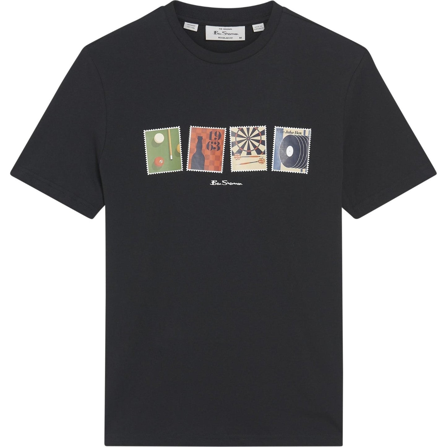 Ben Sherman Mens Pub Sports Big & Tall Short Sleeve T-Shirt