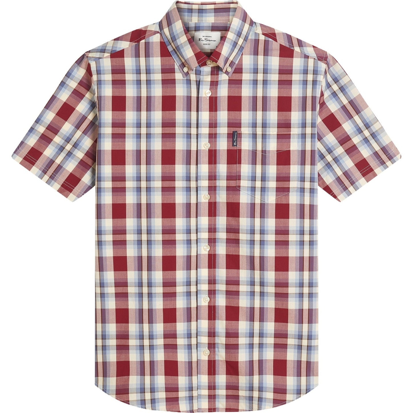 Ben Sherman Mens Classic Check Short Sleeve Shirt