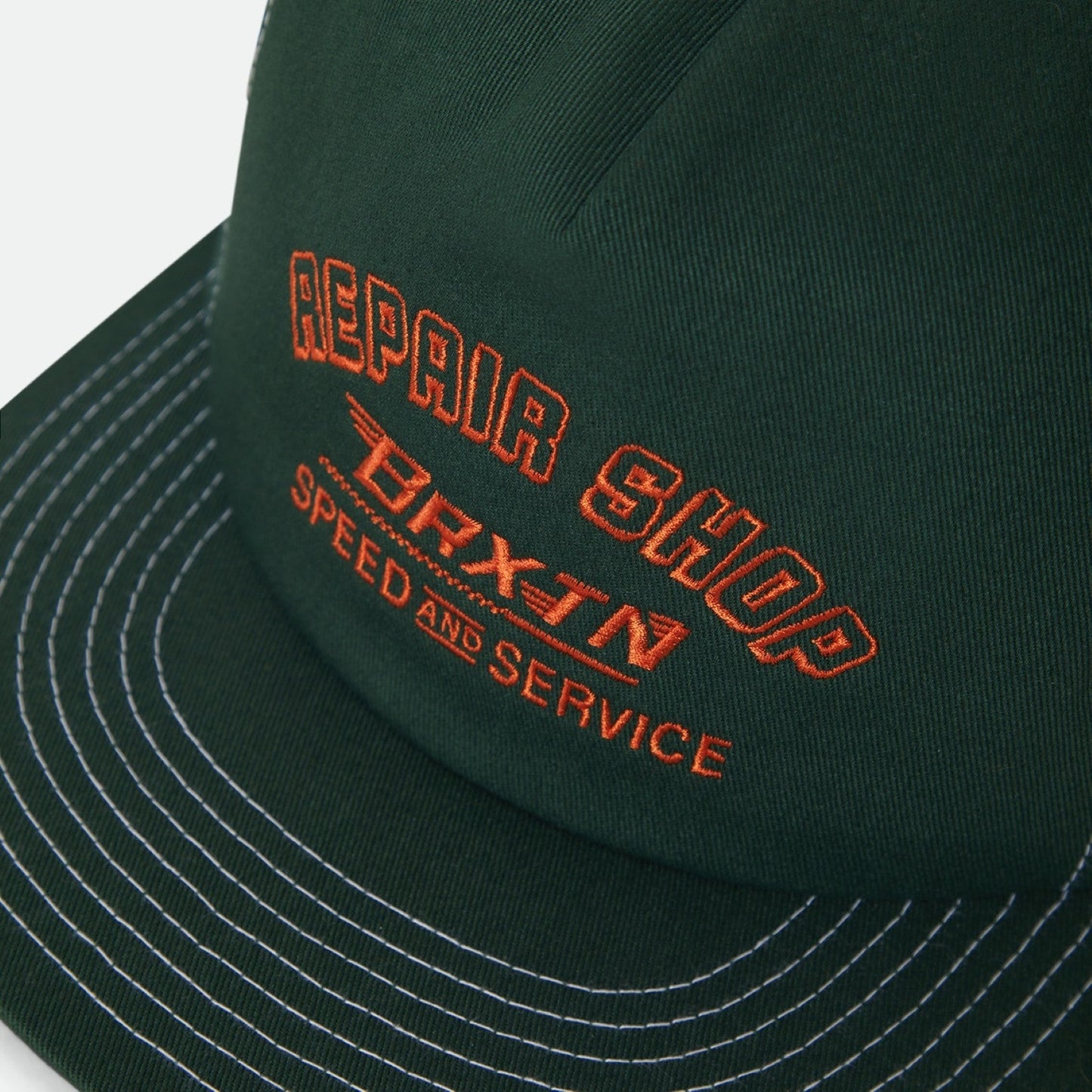 Brixton Mens Repair Shop Snapback Baseball Cap