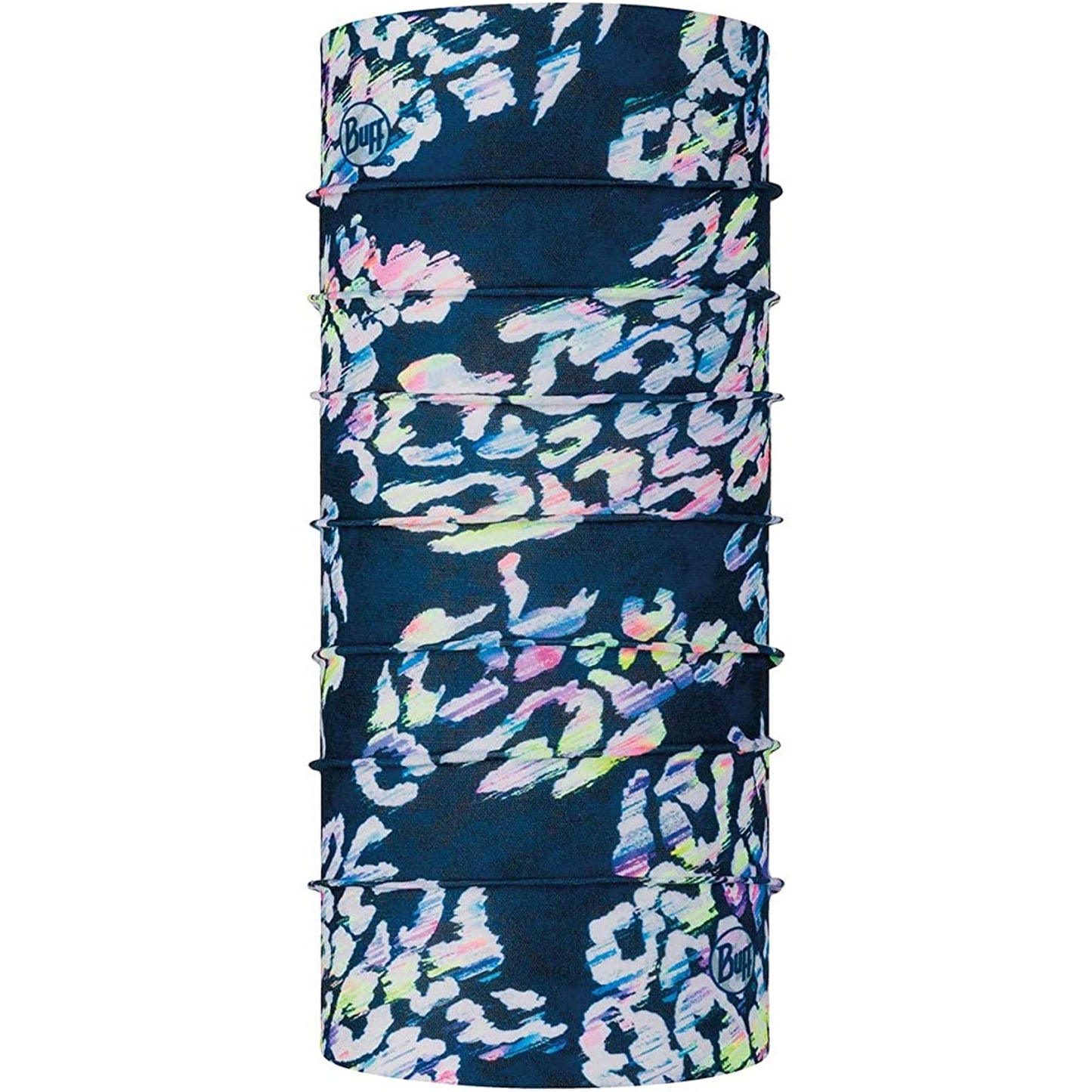 Buff Kids Ozira Night Coolnet UV+ Tubular Neck Gaiter Blue