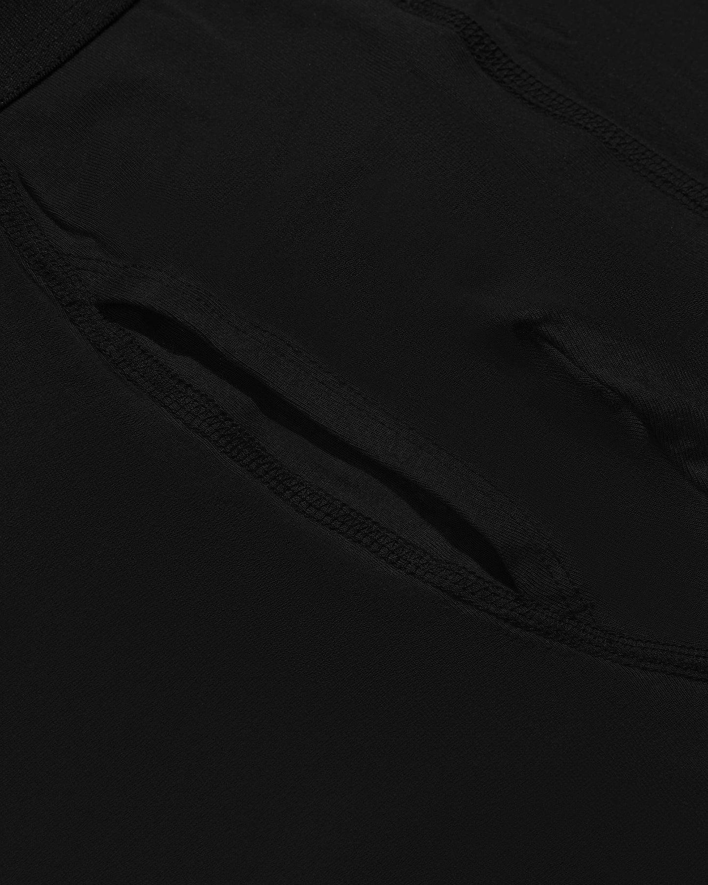 Black Boxer Trunks W/ Fly 6-Pack