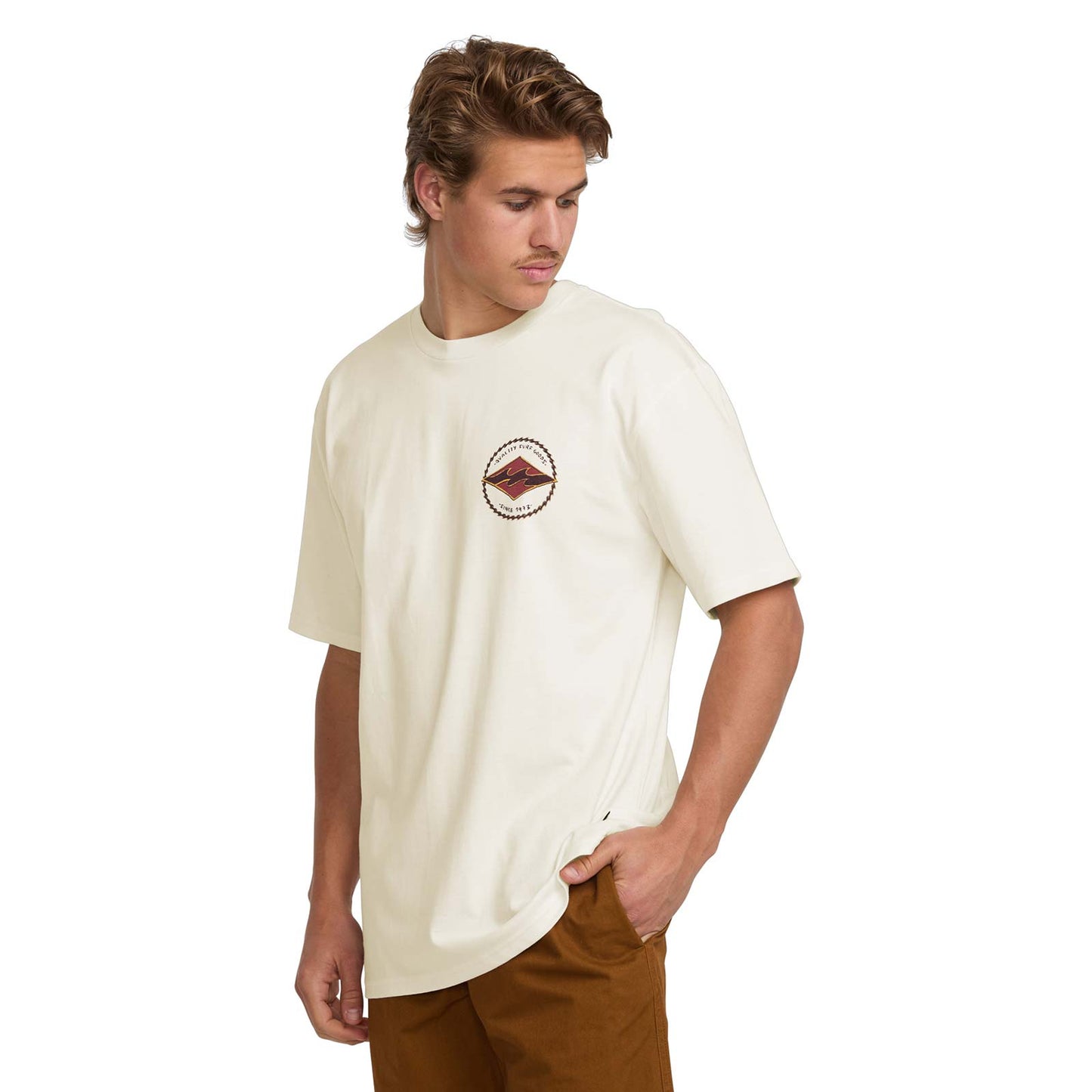 Billabong Mens Rotor Diamond R Short Sleeve T-Shirt