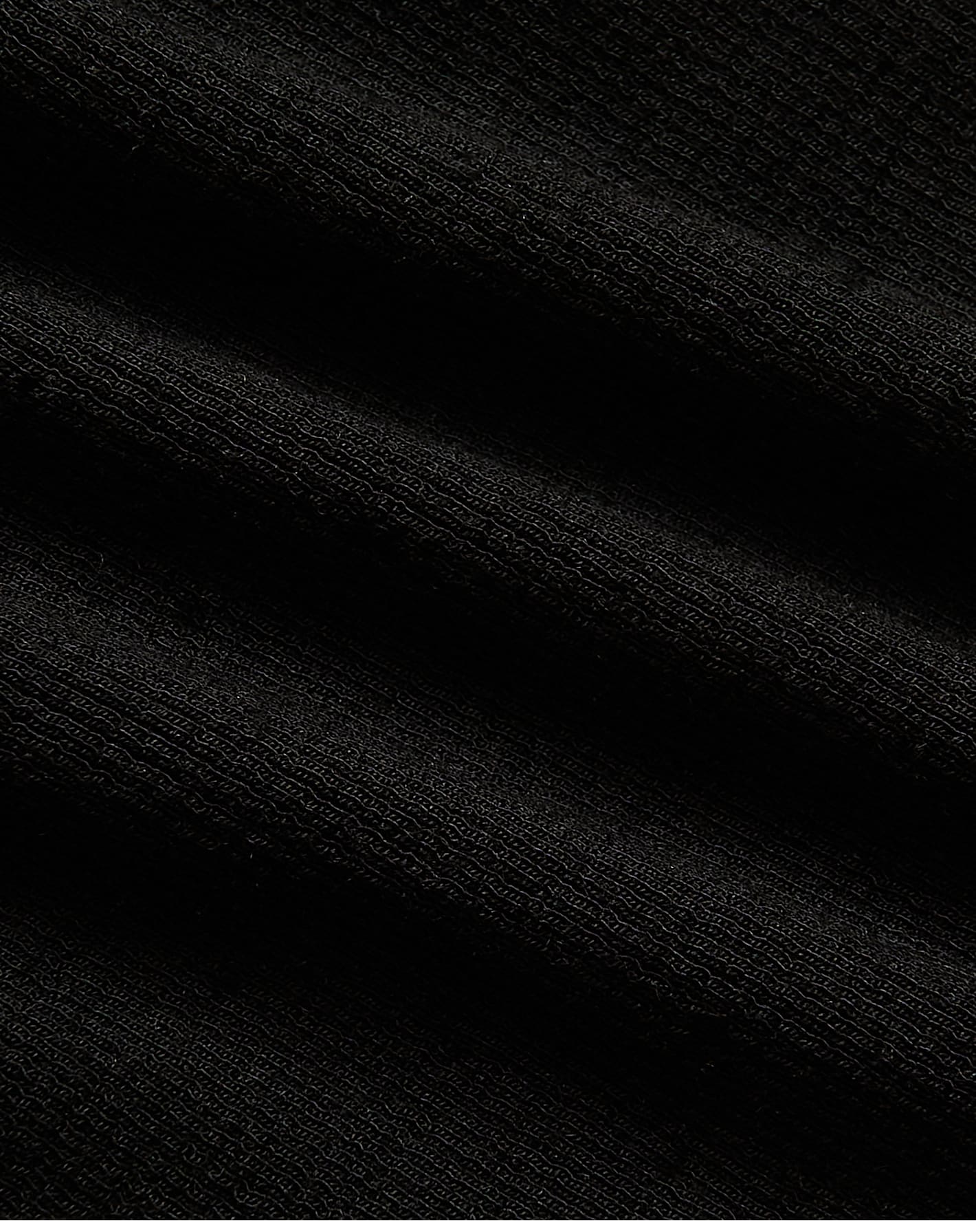 Womens Black Ribbed U-Neck Tee 3-Pack