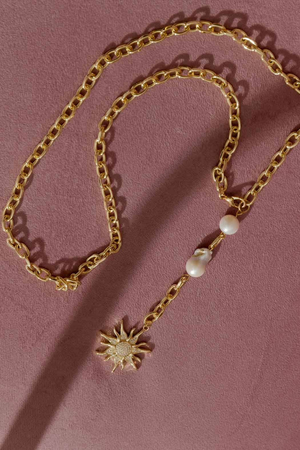 Gold Sun Necklace