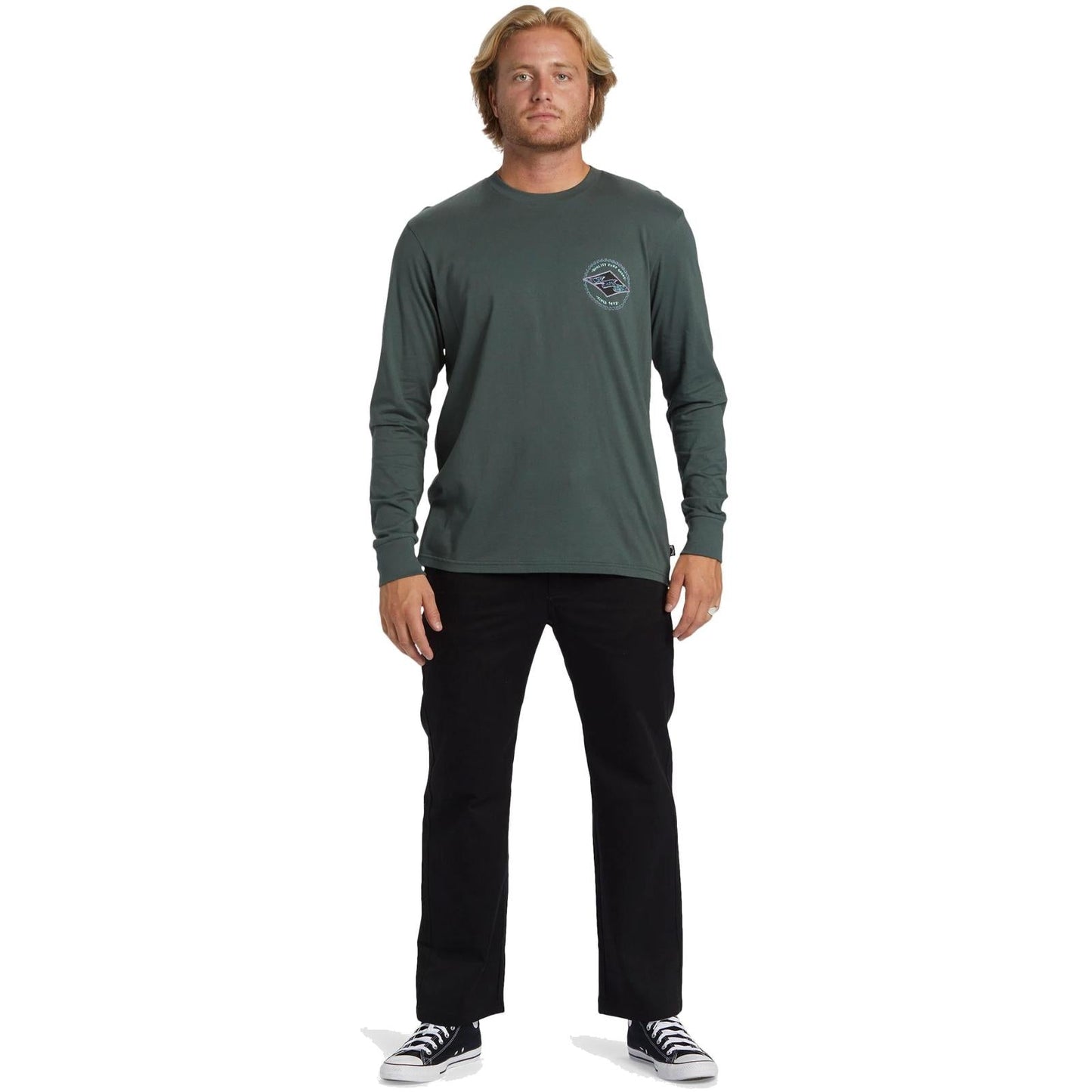Billabong Mens Rotor Dimond Long Sleeve T-Shirt