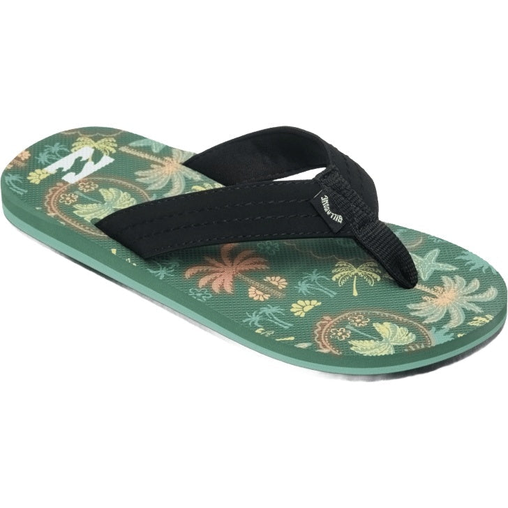 Billabong Kids All Day Theme Flip Flops