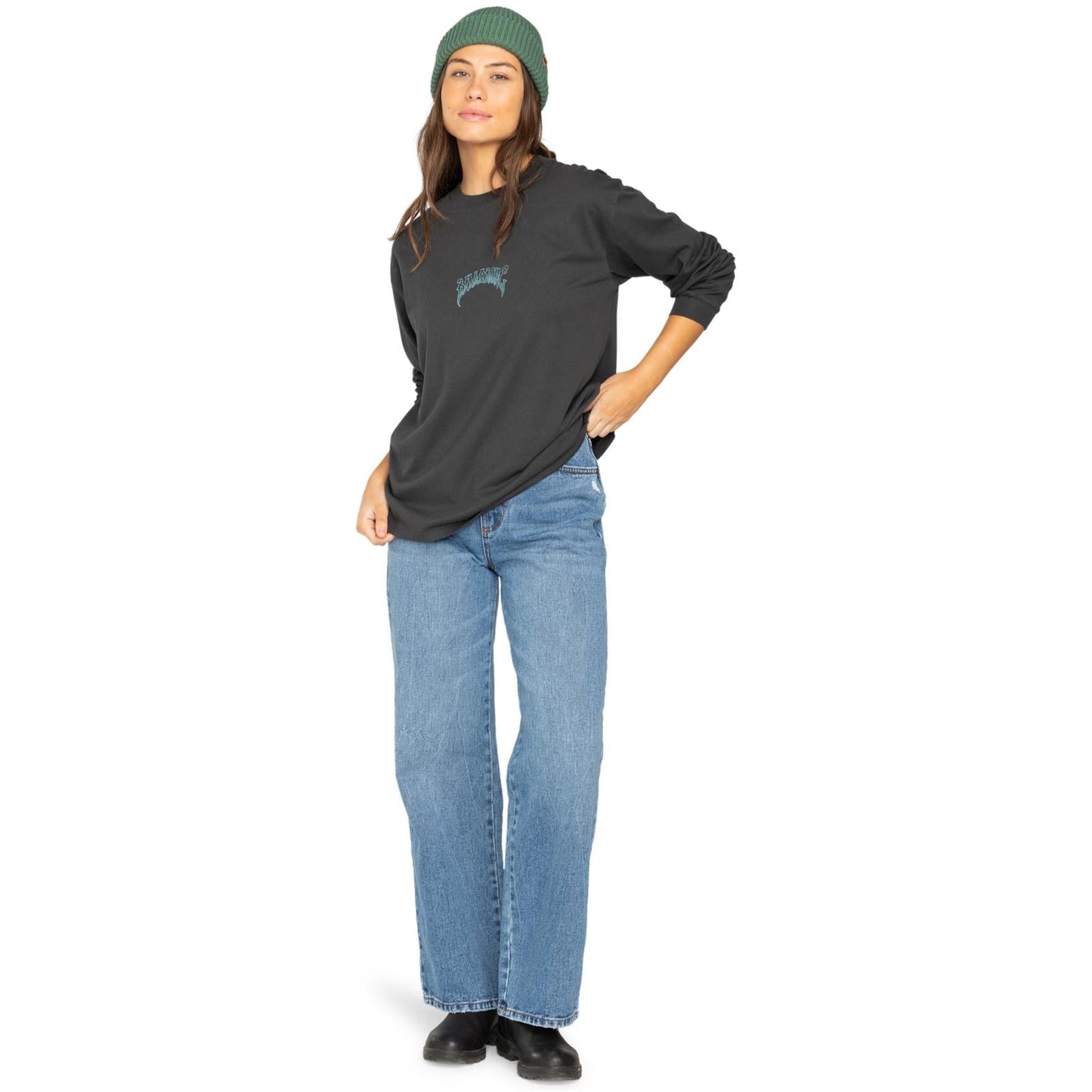 Billabong Womens Still Karma Long Sleeve Graphic T-Shirt