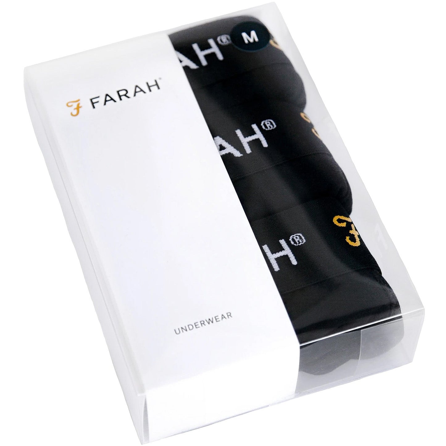 3 Pack Farah Mens Saginaw Boxer Shorts - Assorted