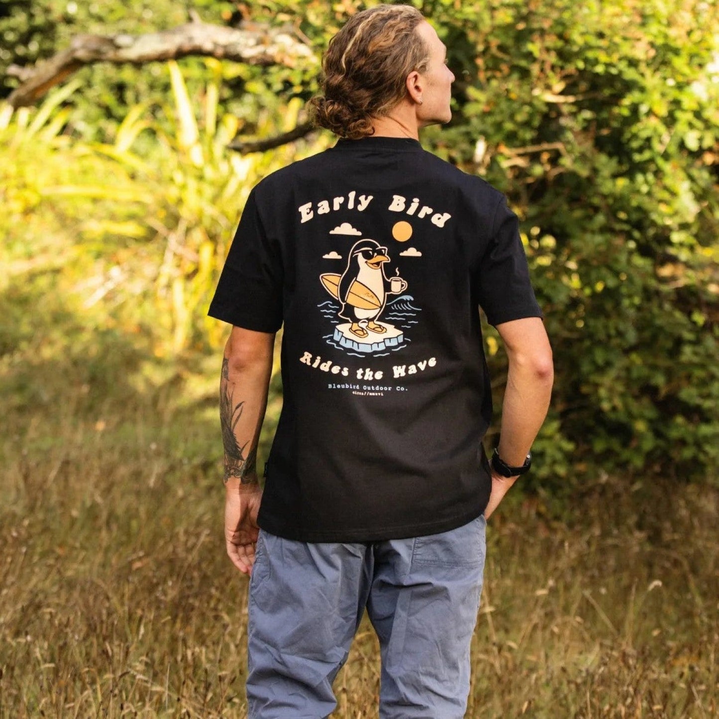 Bleubird Early Bird Tee Short Sleeve T-Shirt