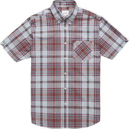 Ben Sherman Mens Classic Check Big & Tall Short Sleeve Shirt