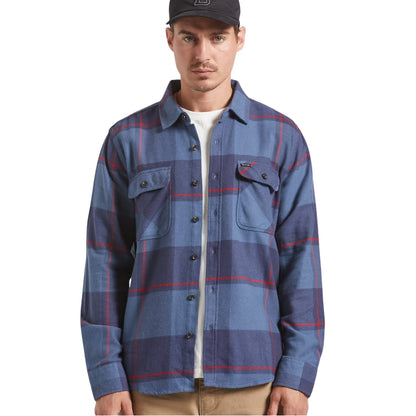 Brixton Mens Bowery Flannel Shacket