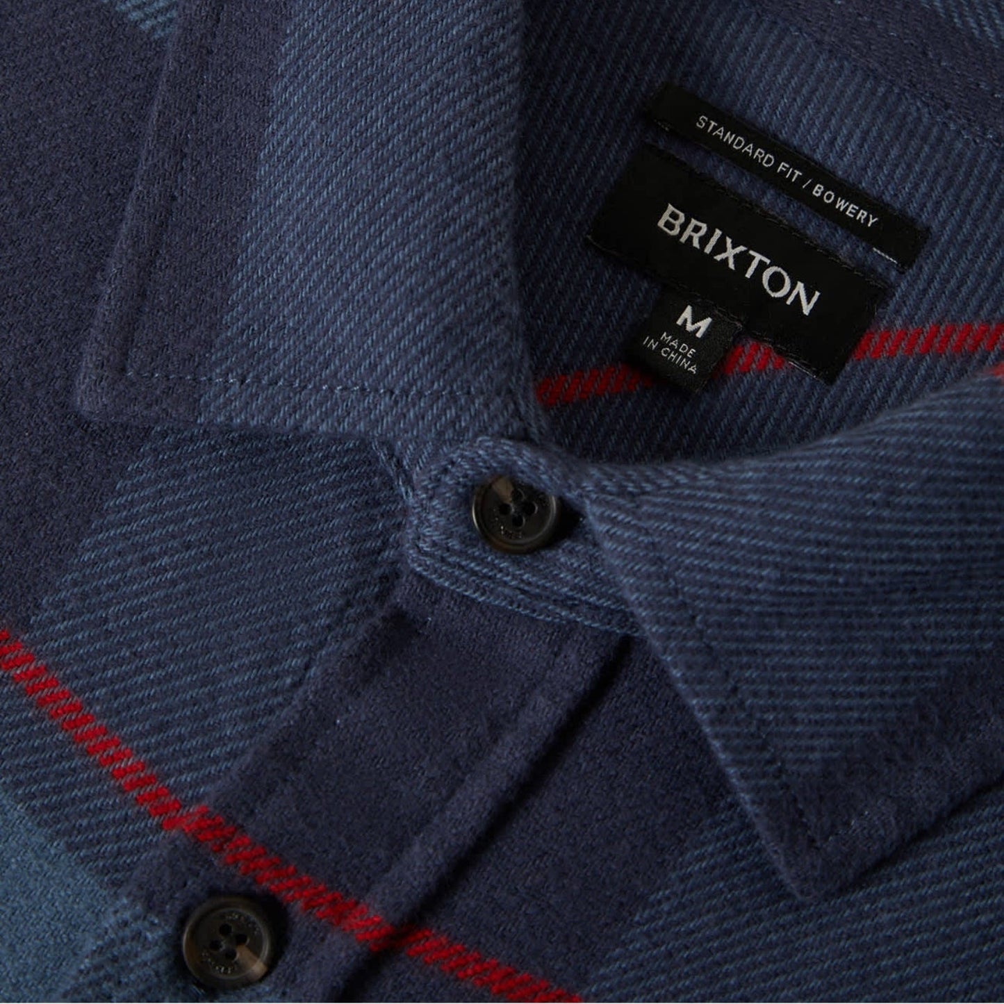 Brixton Mens Bowery Flannel Shacket