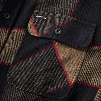 Brixton Mens Bowery Flannel Shacket