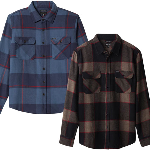 Brixton Mens Bowery Flannel Shacket