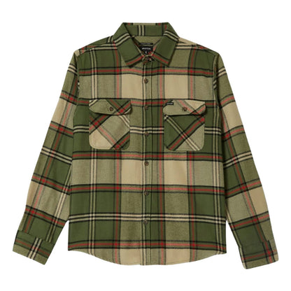 Brixton Mens Bowery Flannel Shacket