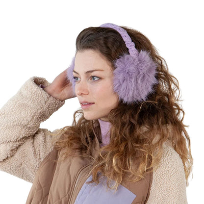 Barts Womens Faux Fur Cable Knit Earmuffs