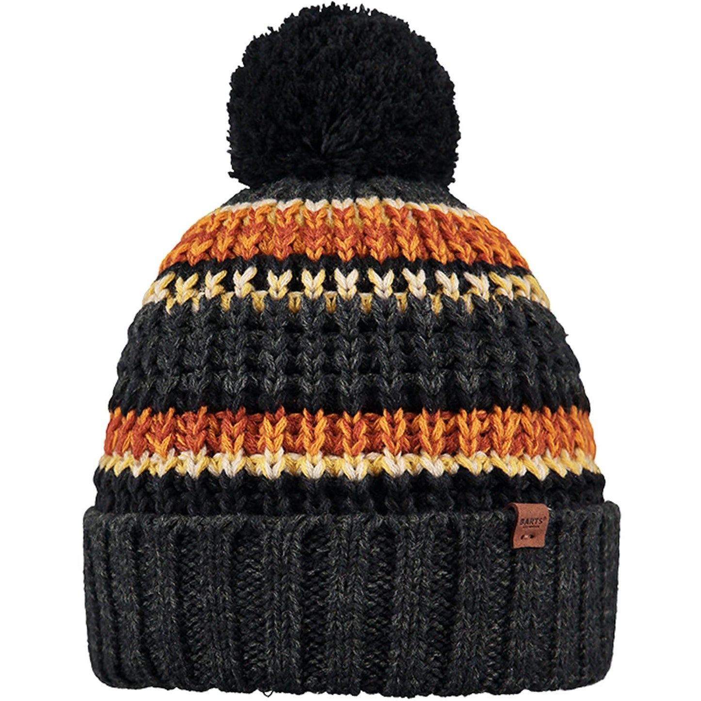 Barts Mens Goser Pom Pom Mixed Knit Bobble Hat