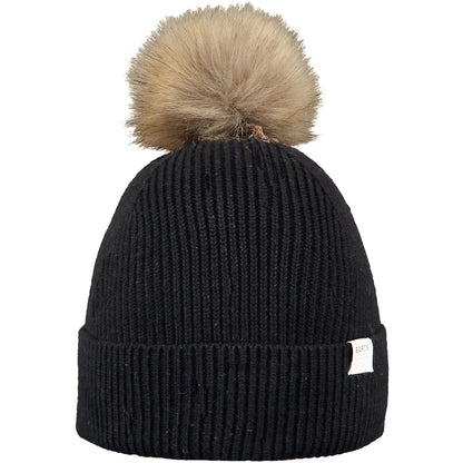 Barts Kids Cinder Faux Fur Pom Pom Knitted Bobble Hat