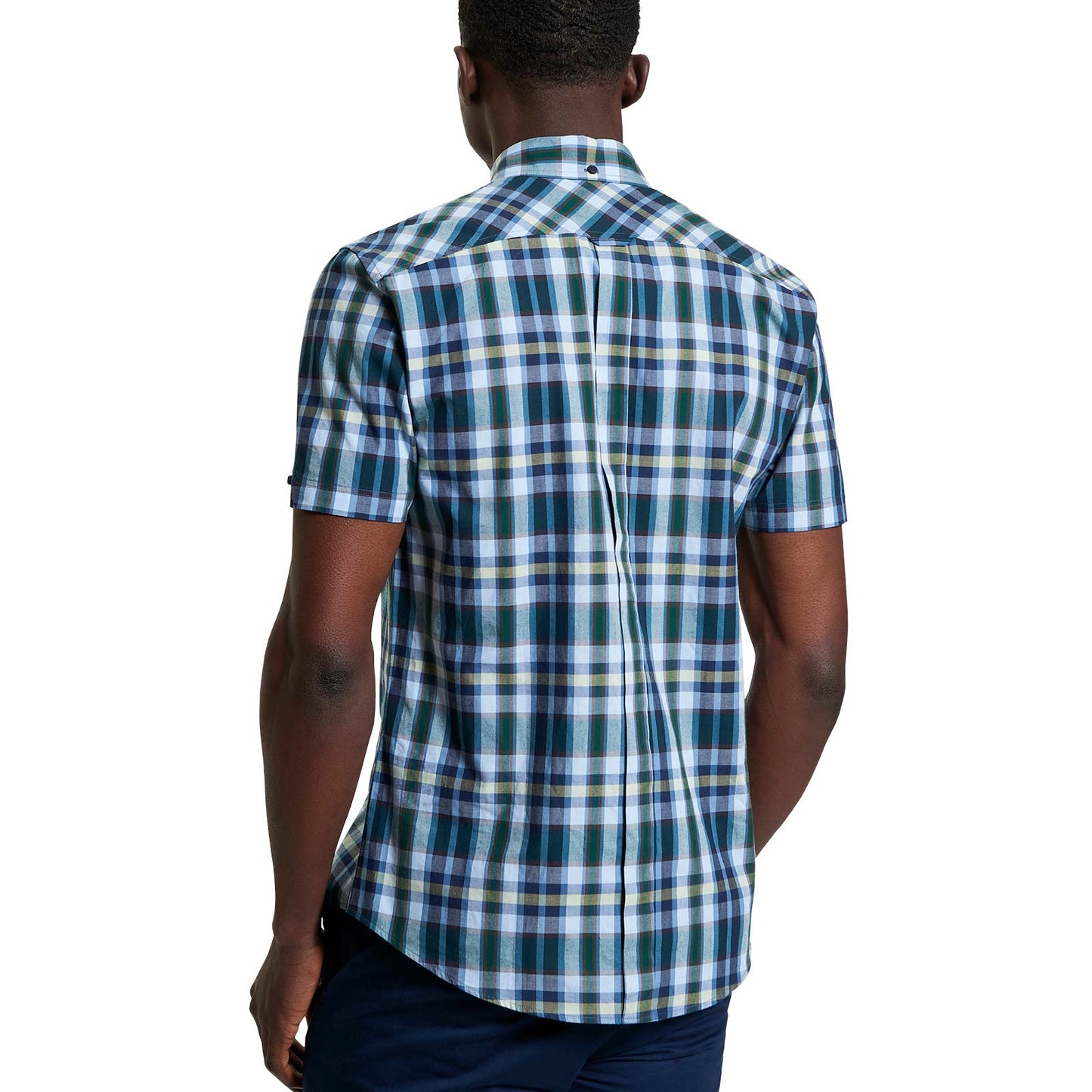 Ben Sherman Mens Irregular Check Short Sleeve Shirt