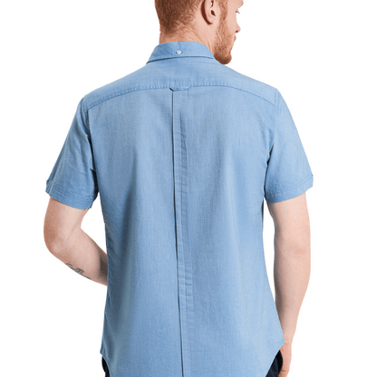 Ben Sherman Mens Signature Oxford Big & Tall Short Sleeve Shirt