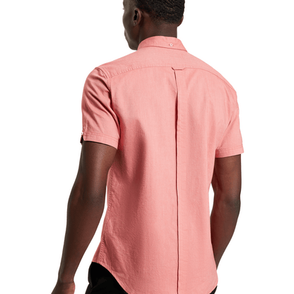 Ben Sherman Mens Signature Oxford Big & Tall Short Sleeve Shirt