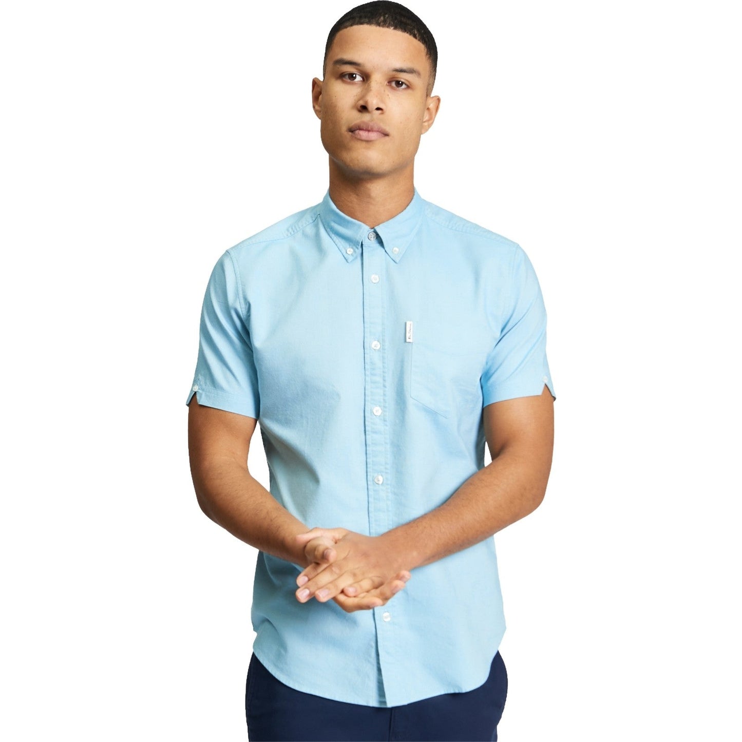 Ben Sherman Mens Signature Oxford Short Sleeve Shirt