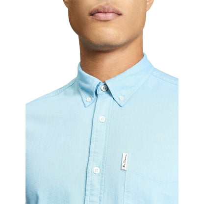 Ben Sherman Mens Signature Oxford Short Sleeve Shirt