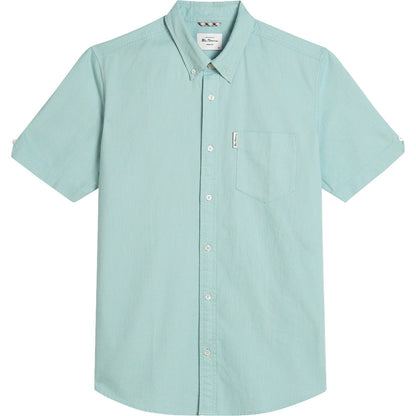 Ben Sherman Mens Signature Oxford Short Sleeve Shirt
