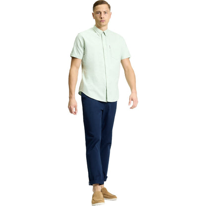 Ben Sherman Mens Signature Oxford Short Sleeve Shirt