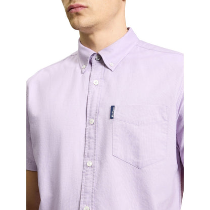 Ben Sherman Mens Signature Oxford Short Sleeve Shirt