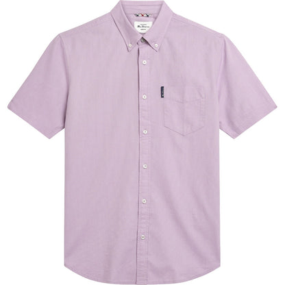 Ben Sherman Mens Signature Oxford Short Sleeve Shirt