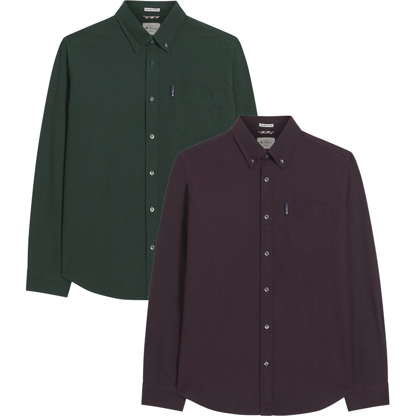 Ben Sherman Mens Signature Oxford Long Sleeve Shirt