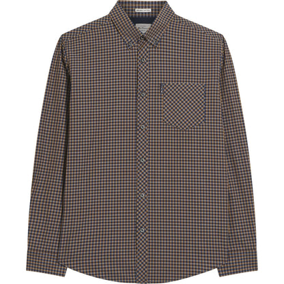 Ben Sherman Mens Signature Gingham Long Sleeve Shirt