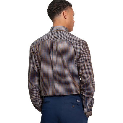 Ben Sherman Mens Signature Gingham Long Sleeve Shirt