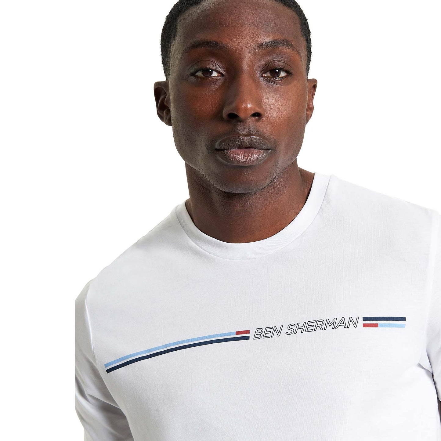 Ben Sherman Mens Core Stripe Tee Short Sleeve T-Shirt