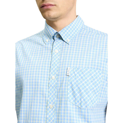 Ben Sherman Mens Signature House Check Short Sleeve Shirt