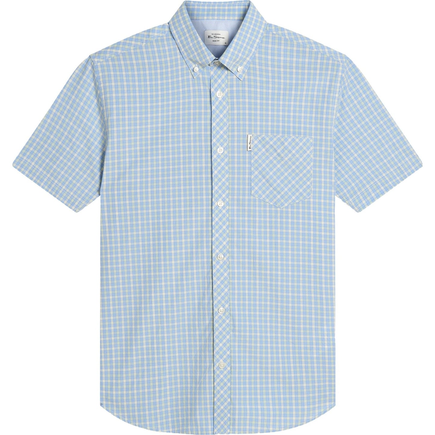 Ben Sherman Mens Signature House Check Short Sleeve Shirt
