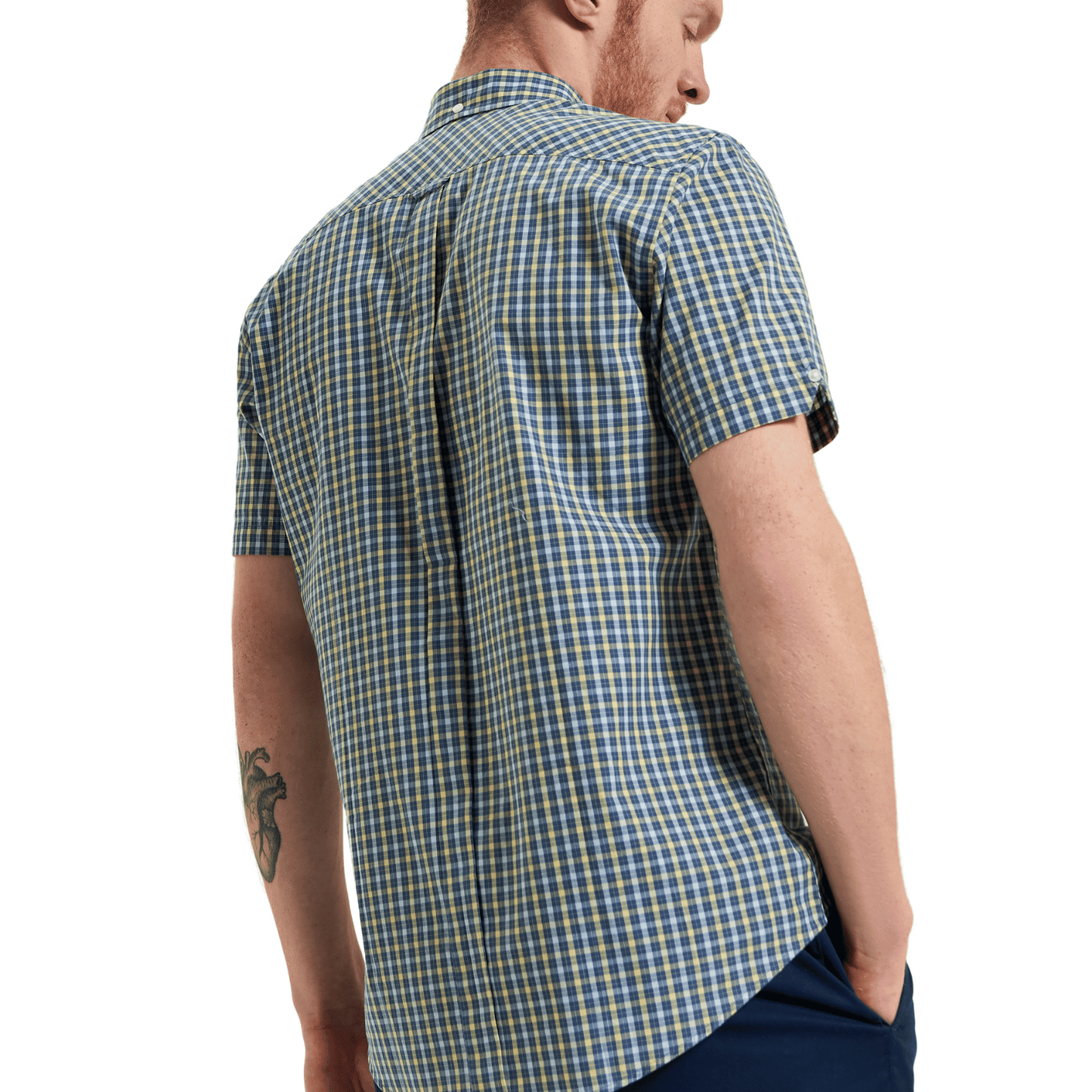 Ben Sherman Mens Signature House Check Big & Tall Short Sleeve Shirt