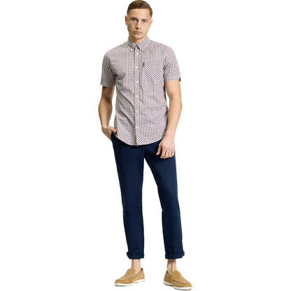 Ben Sherman Mens Signature House Check Short Sleeve Shirt