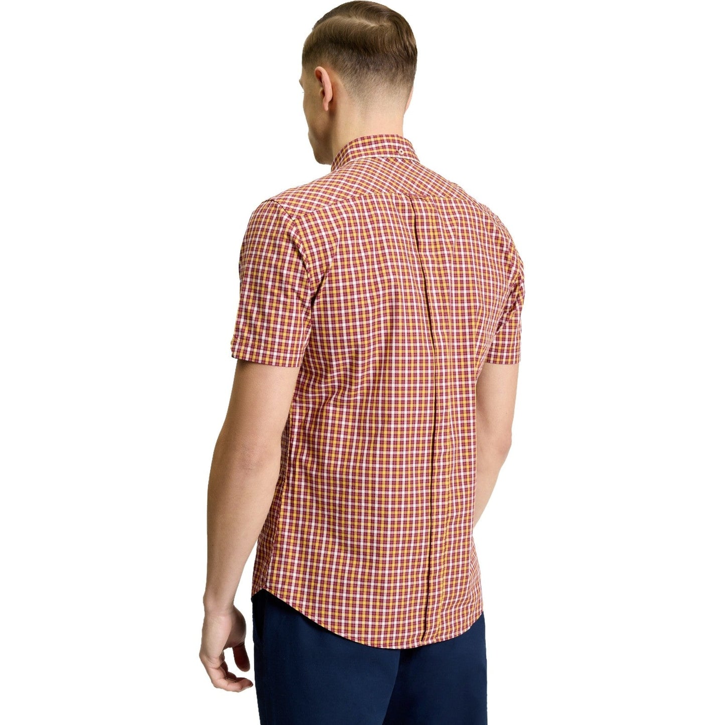 Ben Sherman Mens Signature House Check Short Sleeve Shirt