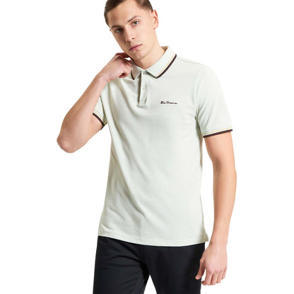Ben Sherman Mens Signature Pique Short Sleeve Polo Shirt