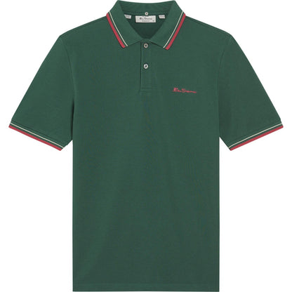 Ben Sherman Mens Signature Pique Short Sleeve Polo Shirt