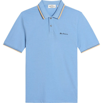 Ben Sherman Mens Signature Pique Short Sleeve Polo Shirt