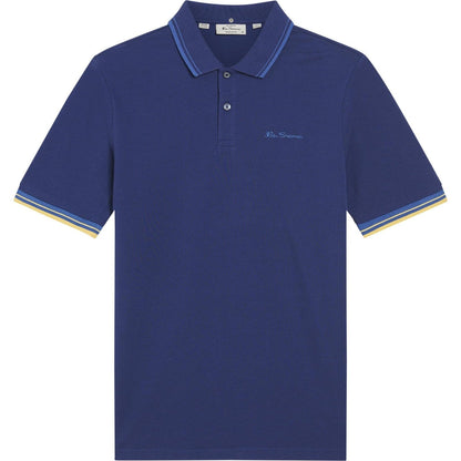 Ben Sherman Mens Signature Pique Short Sleeve Polo Shirt