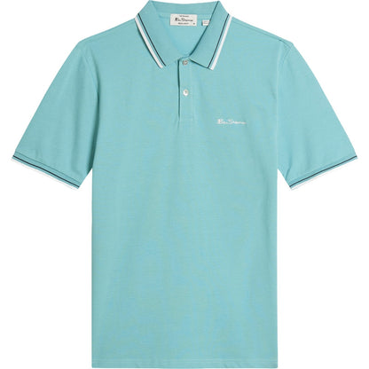 Ben Sherman Mens Signature Pique Big & Tall Short Sleeve Polo Shirt
