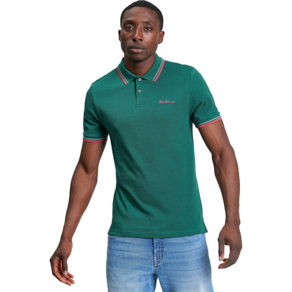 Ben Sherman Mens Signature Pique Big & Tall Short Sleeve Polo Shirt
