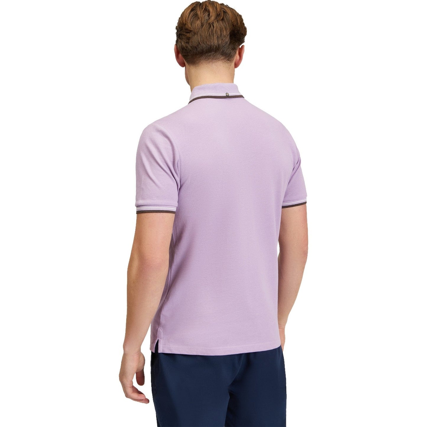 Ben Sherman Mens Signature Pique Short Sleeve Polo Shirt